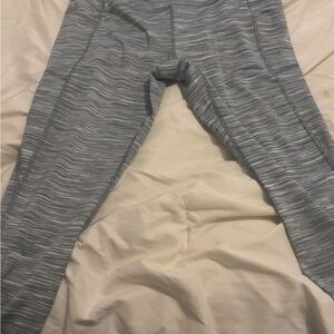 RBX Charcoal Striped Leggings